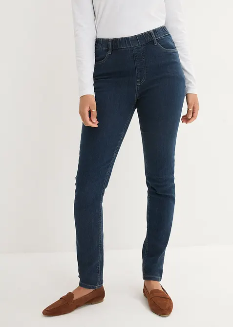 Jegging extensible, taille haute et élastiquée, bonprix