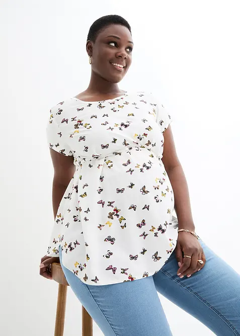 Blouse de grossesse en viscose l&eacute;g&egrave;re, bonprix