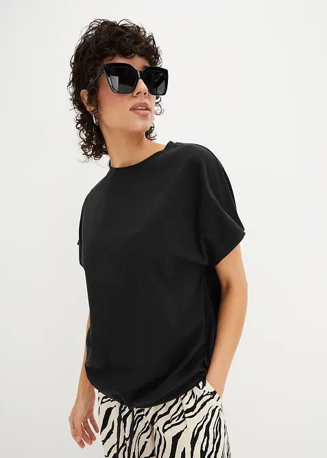 T-shirt avec détail noué à la base, bonprix