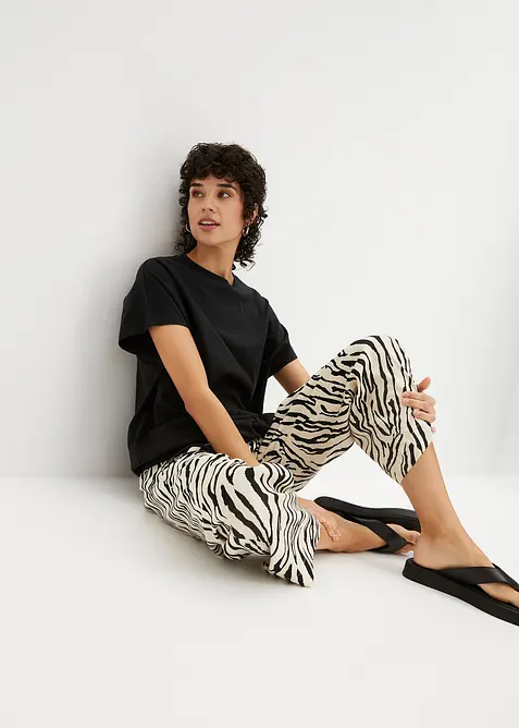 T-shirt avec détail noué à la base, bonprix