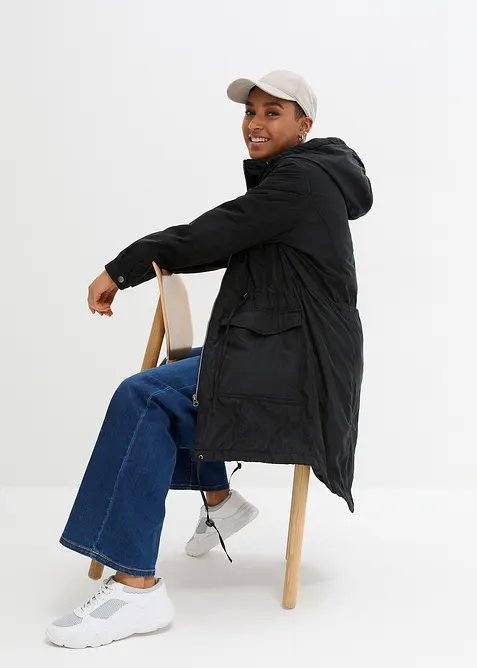 Manteau légèrement rembourré avec cordon de serrage, bonprix