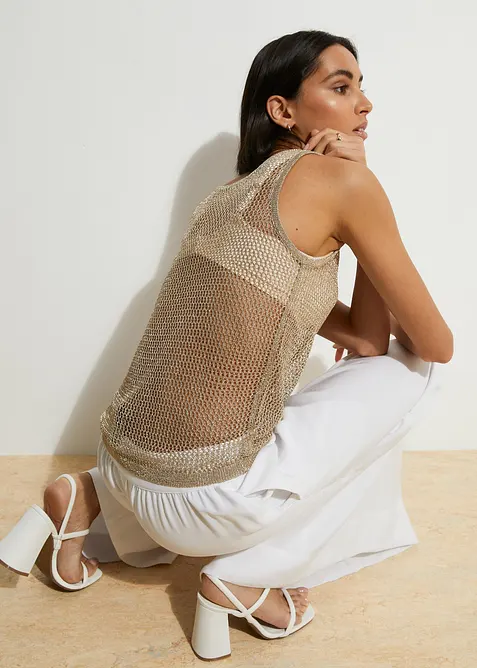 Top en maille de viscose mélangée, bonprix