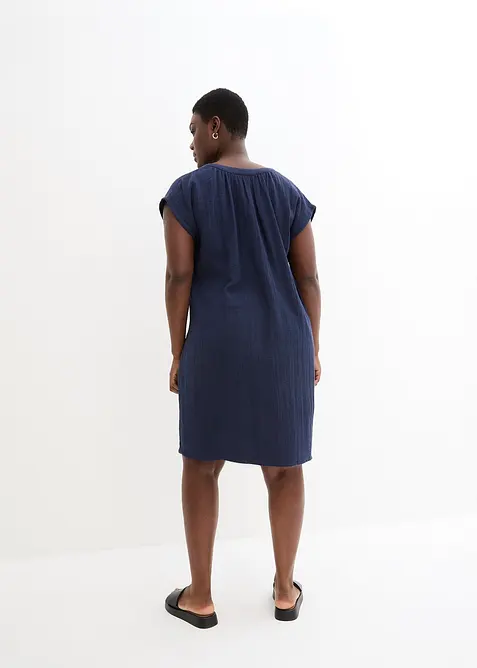 Robe de grossesse/d’allaitement en gaze de coton, bonprix