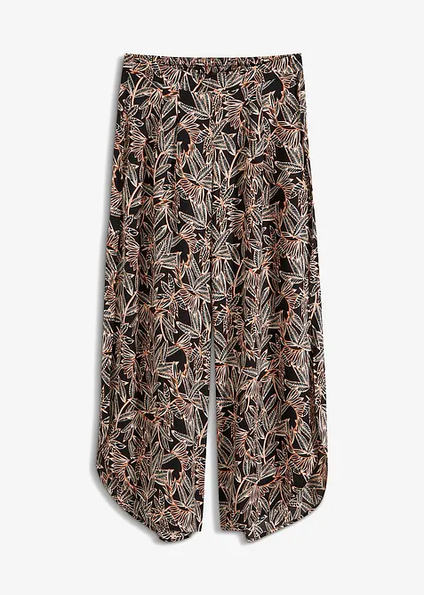 Pantalon palazzo fendu sur les côtés, bonprix