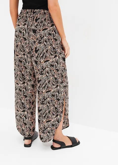 Pantalon palazzo fendu sur les côtés, bonprix