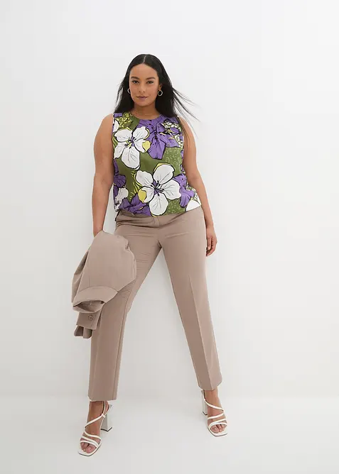 Blouse sans manches en viscose, bonprix