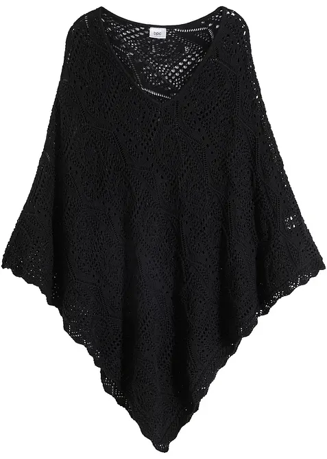 Poncho aspect crochet, bonprix