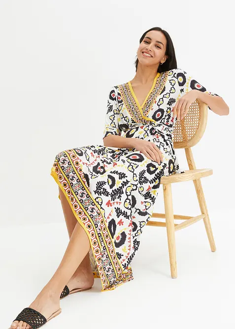 Robe en jersey avec lien à nouer, bonprix