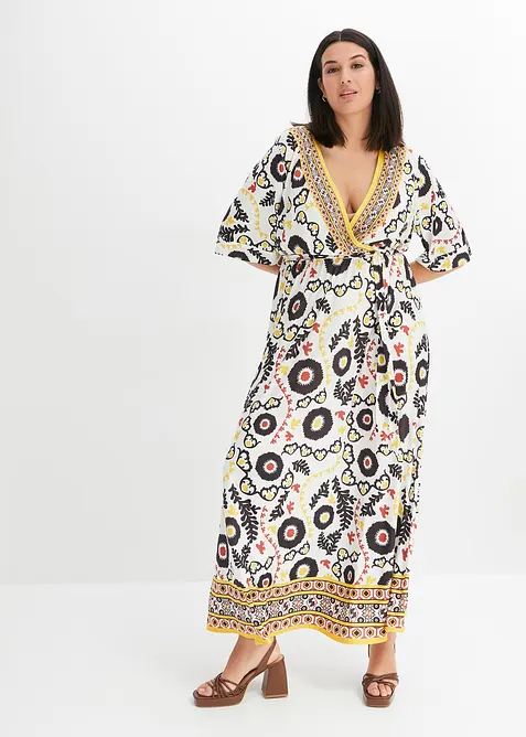 Robe en jersey avec lien à nouer, bonprix