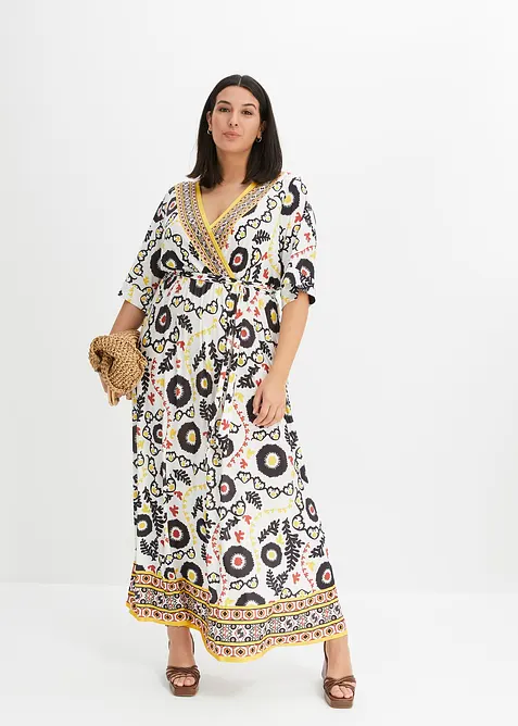 Robe en jersey avec lien à nouer, bonprix