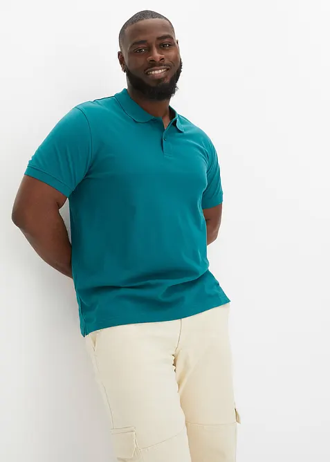 Polo en maille piqu&eacute;e 100% coton, bonprix