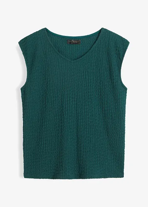 Top en crêpe léger, bonprix