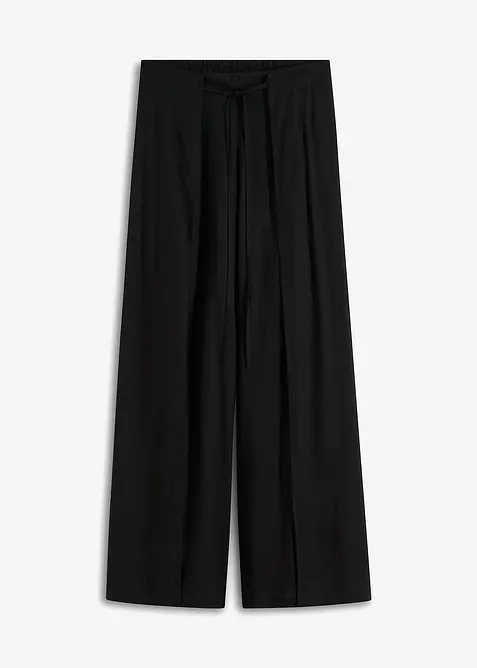 Pantalon avec fente en viscose, bonprix