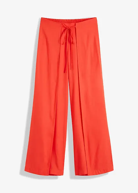 Pantalon avec fente en viscose, bonprix