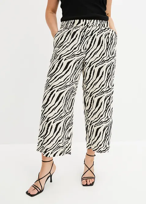 Pantalon à taille élastiquée, bonprix