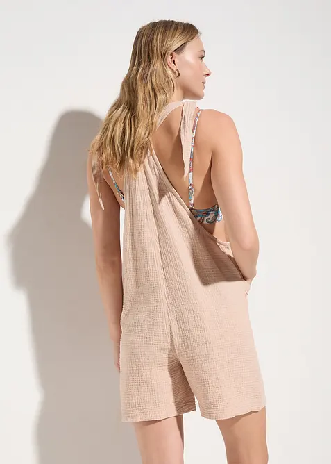 Combishort de plage en gaze de coton, bonprix