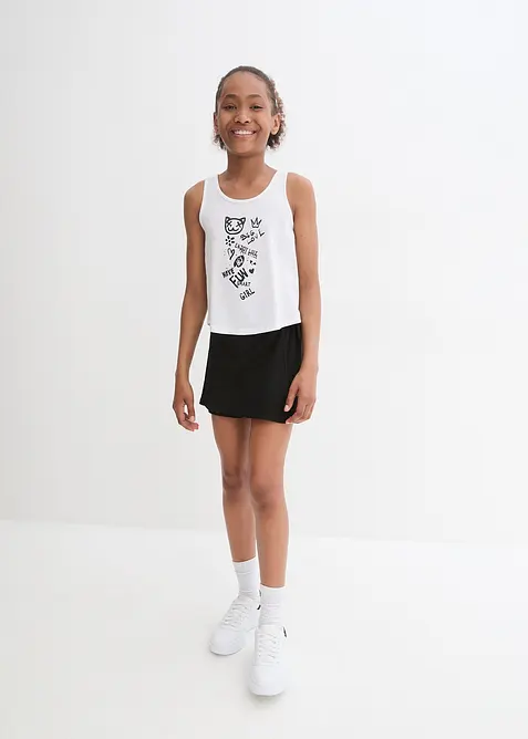 Top et jupe fille (ens. 2 pces), bonprix