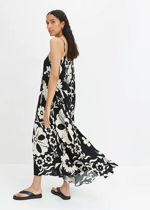 Robe ample à bretelles en viscose fluide, bonprix