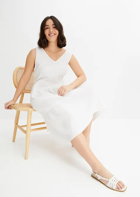 Robe en gaze 100% coton, bonprix