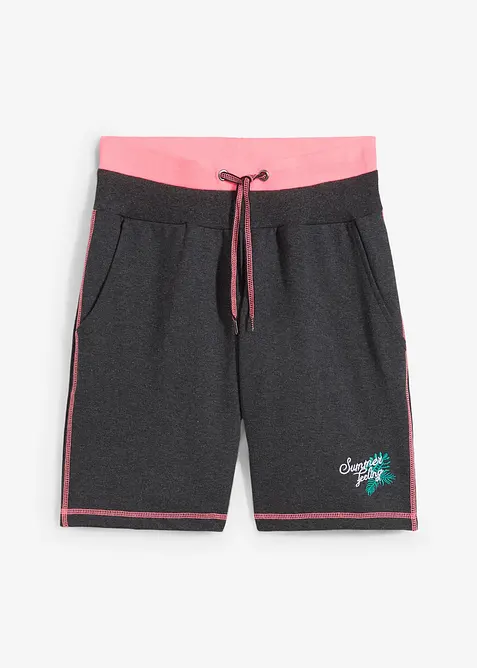 Short en molleton de coton mélangé, bonprix