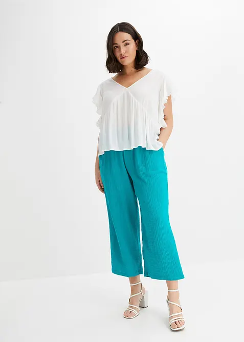Jupe-culotte en gaze de coton, bonprix