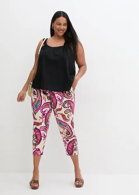 Pantalon extensible 7/8, bonprix