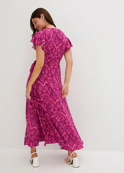 Robe portefeuille imprimée, bonprix