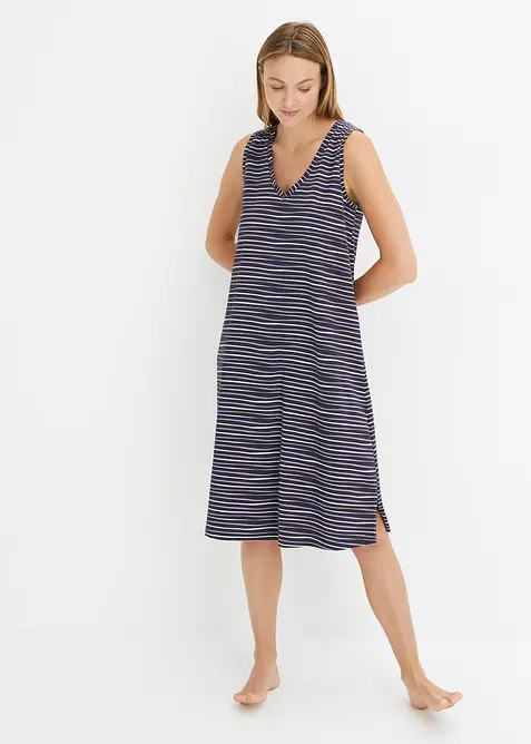 Lot de 2 chemises de nuit  courtes 100% coton, bonprix