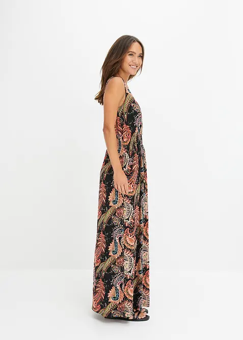 Robe longue en viscose douce et extensible, bonprix