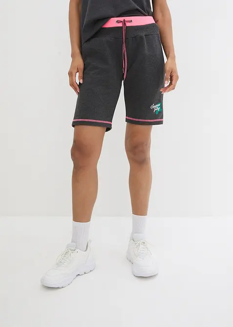 Short en molleton de coton mélangé, bonprix