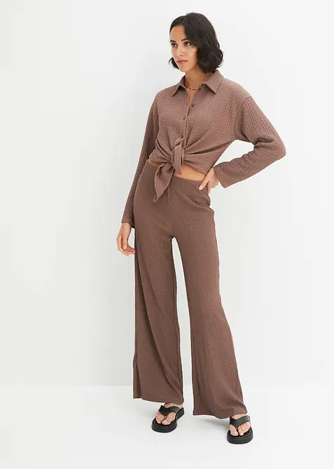 Pantalon taille élastique, bonprix