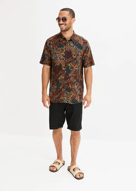 Chemise manches courtes en viscose, bonprix