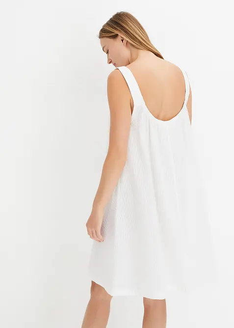 Nuisette légère et oversize en seersucker, bonprix