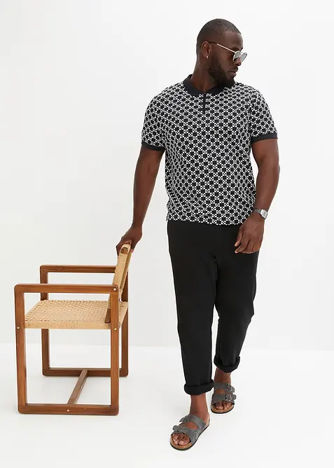 Pantalon de jogging à jambes droites, intérieur gratté doux, bonprix