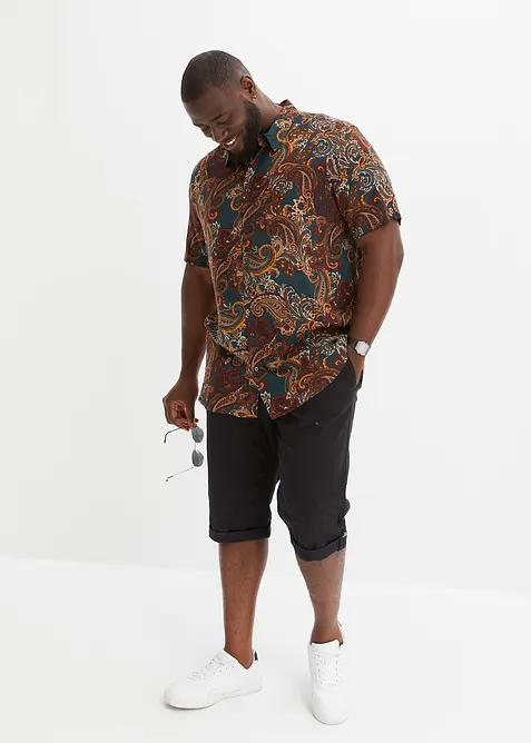 Chemise manches courtes en viscose, bonprix