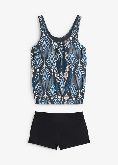 Tankini oversize (ens. 2 pces) avec shorty, bonprix