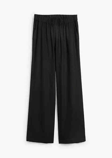 Pantalon palazzo à ceinture élastiquée, bonprix
