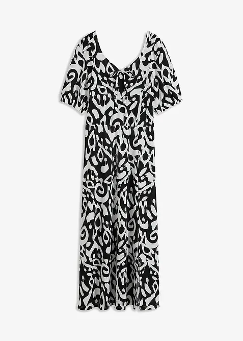 Robe en jersey crêpe avec longue fente devant, bonprix