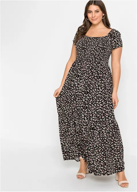 Robe longue en viscose extensible, bonprix