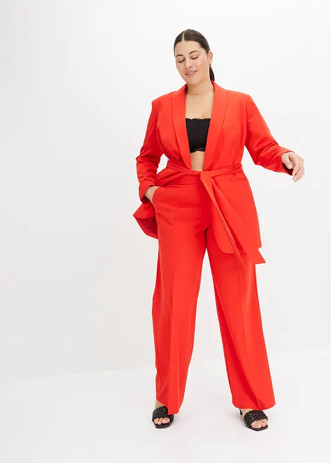 Pantalon large à pinces, bonprix