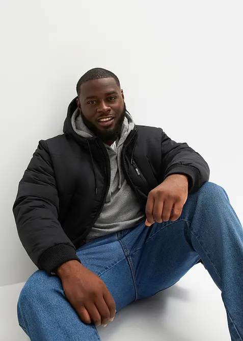 Blouson d’hiver matelassé à capuche, bonprix