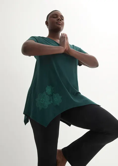 T-shirt de sport d&eacute;contract&eacute; &agrave; manches courtes, bonprix