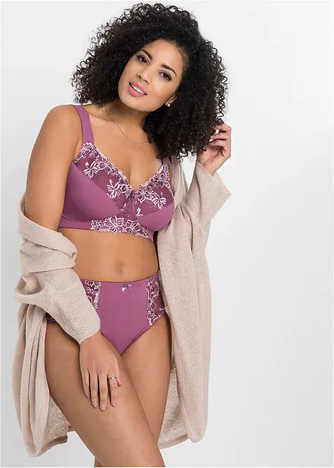 Lot de 2 soutiens-gorge sans armatures &agrave; bretelles rembourr&eacute;es, bonprix