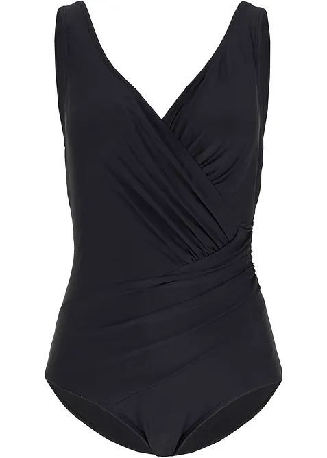 Maillot 1 pièce sculptant et croisé, maintien modéré, bonprix