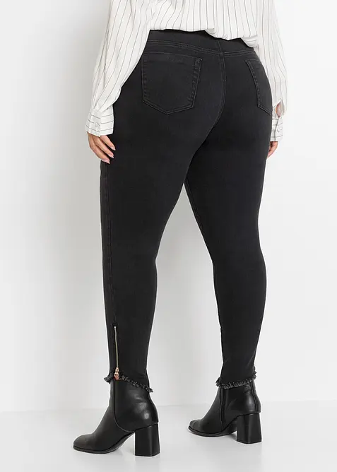 Jean skinny taille mi-haute, extensible, bonprix