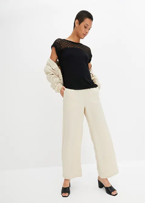 T-shirt à dentelle, bonprix