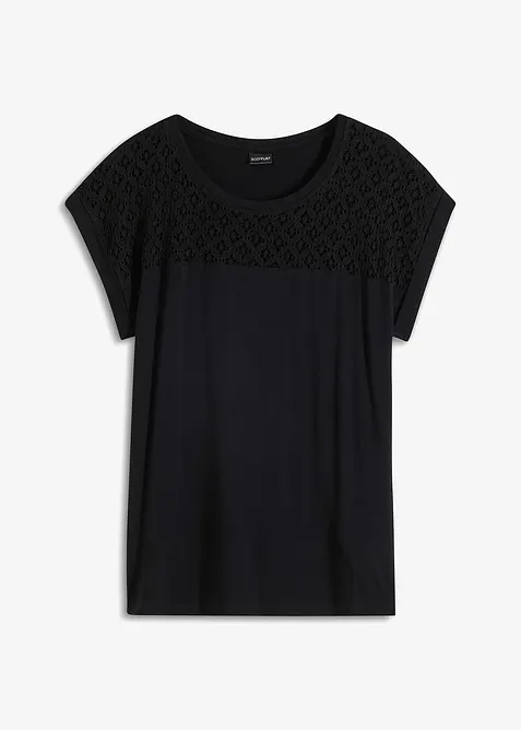 T-shirt à dentelle, bonprix