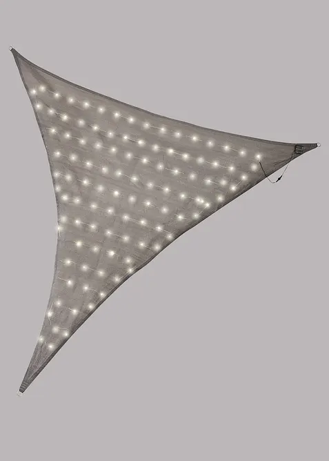 Voile d&rsquo;ombrage LED solaire, bonprix