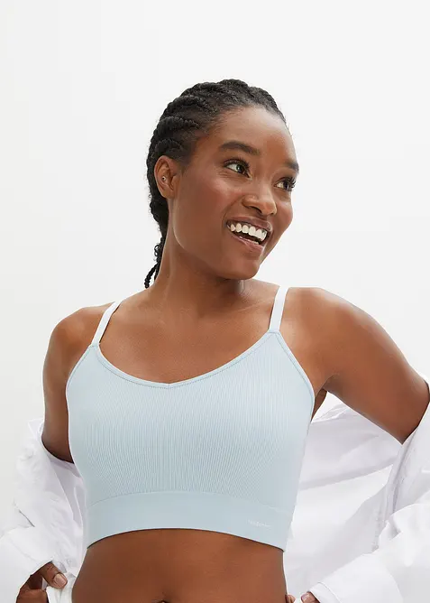Brassière côtelée sans coutures Feel Comfort, bonprix