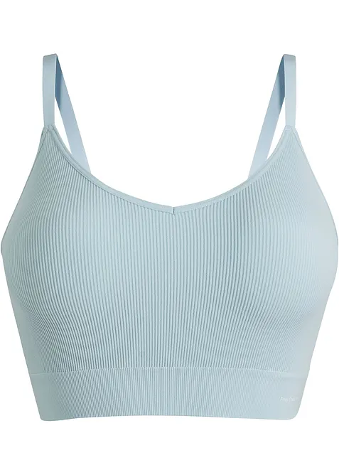 Brassière côtelée sans coutures Feel Comfort, bonprix